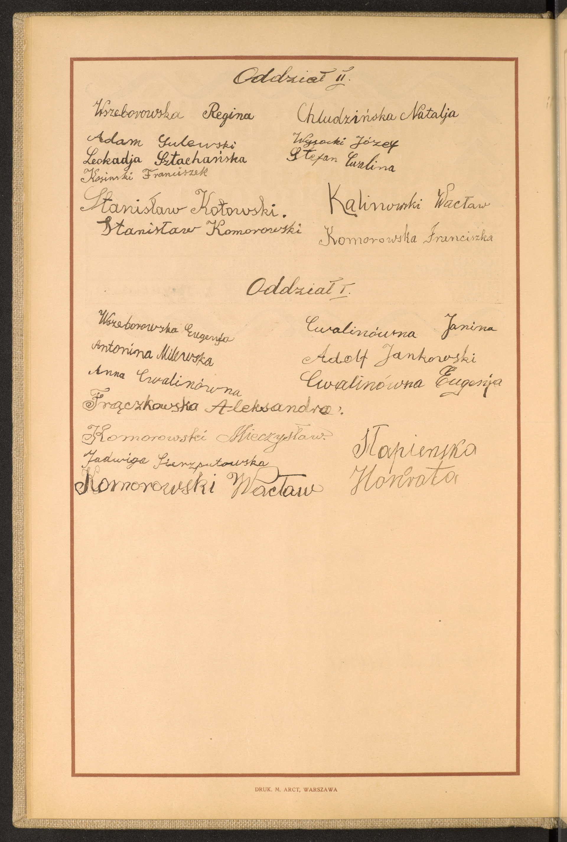 Podpis Regina Wszeborowska na stronie nr 20 w tomie nr 38