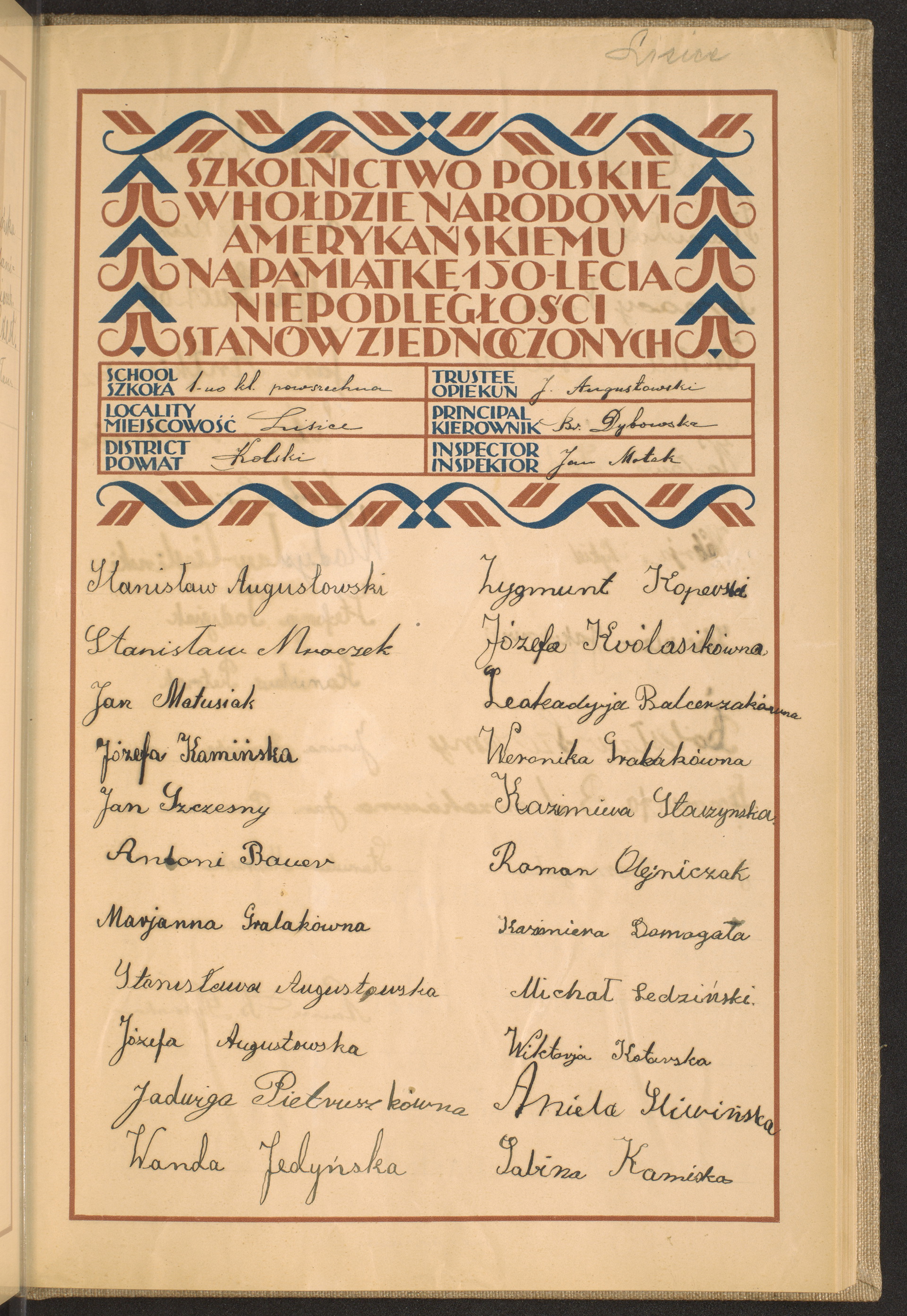 Podpis Sabina Kamińska na stronie nr 143 w tomie nr 38