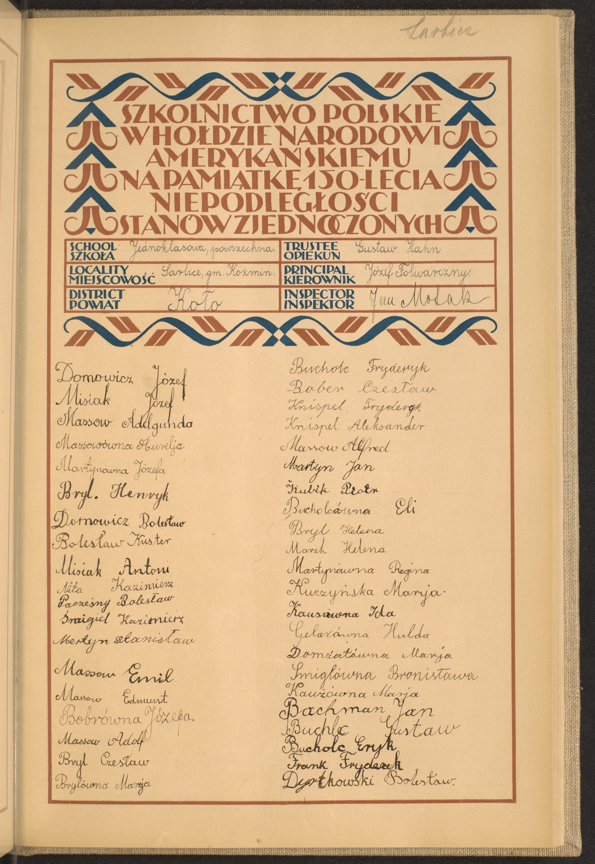 Podpis Bolesław Dyrtkowski na stronie nr 189 w tomie nr 38