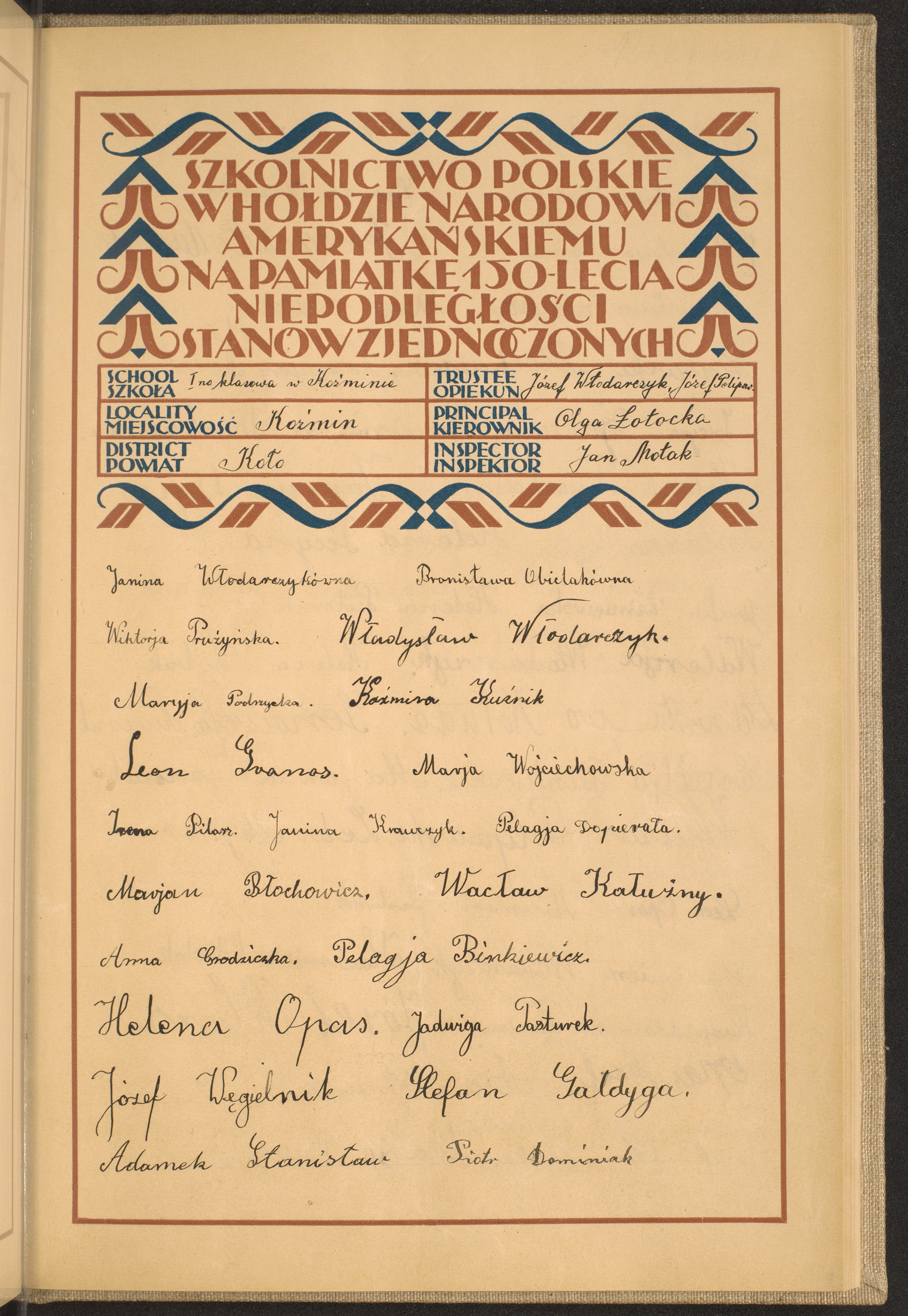 Podpis Janina Krawczyk na stronie nr 191 w tomie nr 38