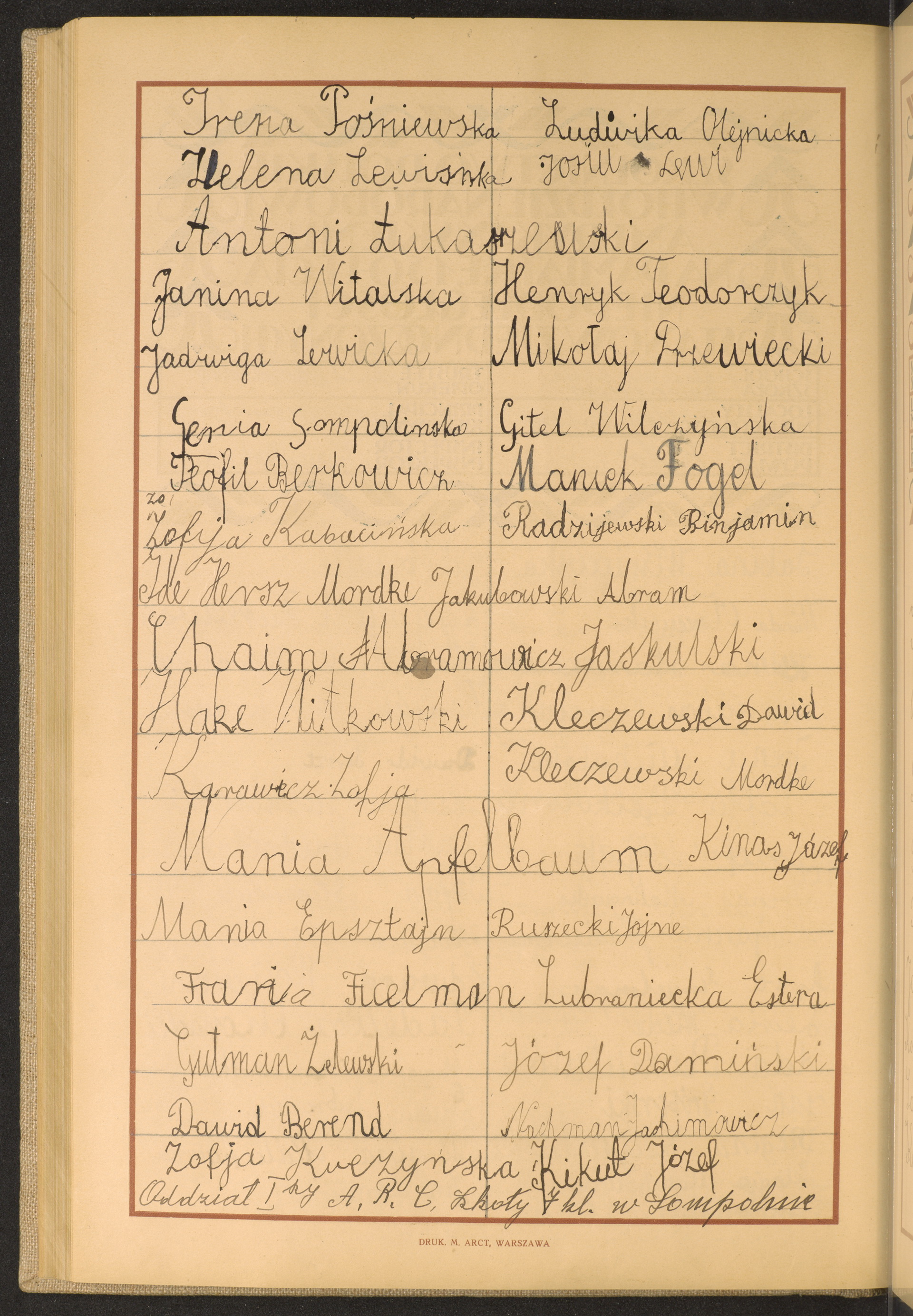 Podpis Antoni Łukaszewski na stronie nr 230 w tomie nr 38