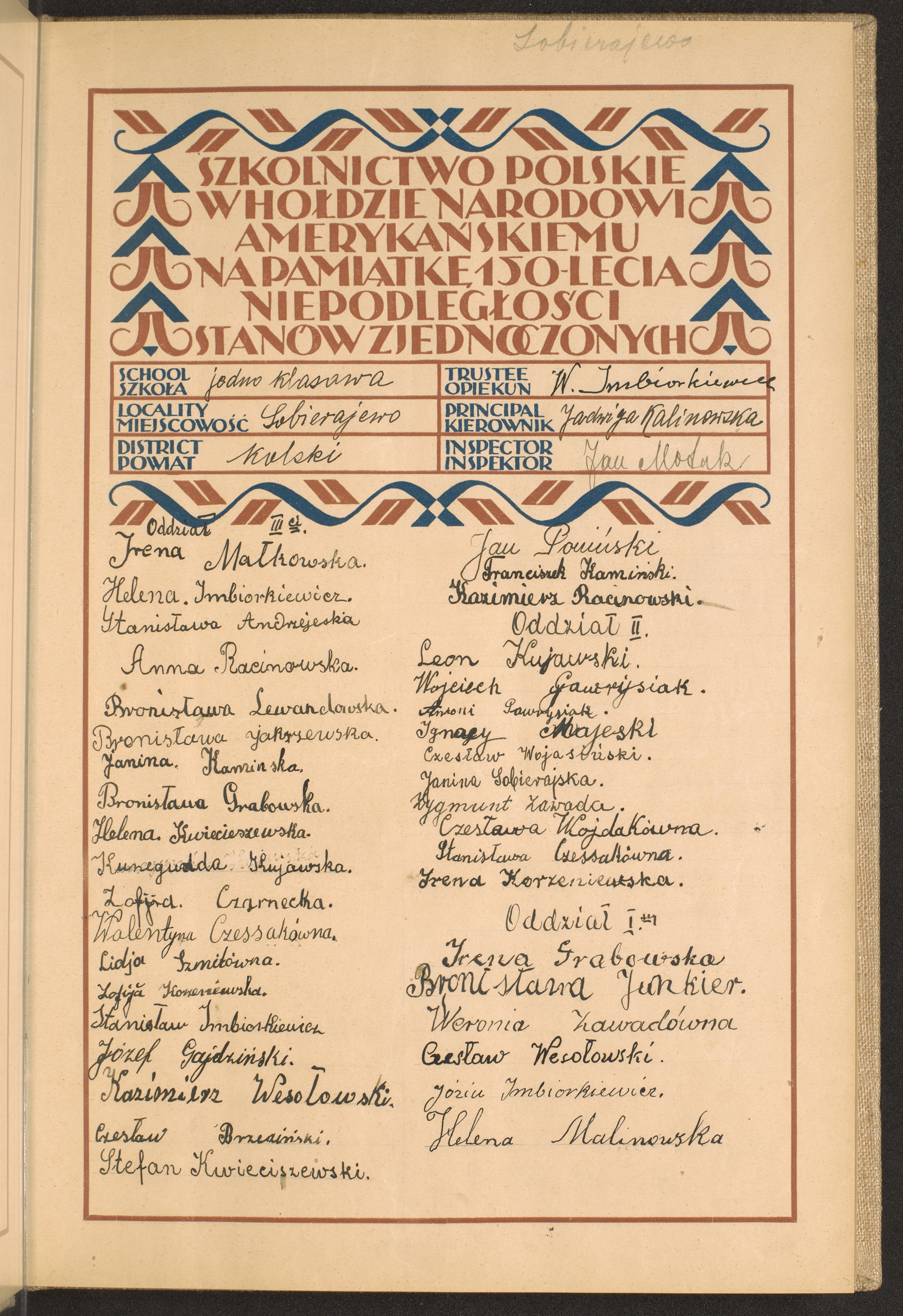 Podpis Zofia Czarnecka na stronie nr 25 w tomie nr 39