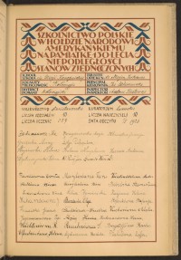 Podpis Henia Abzug na stronie nr 109 w tomie nr 39