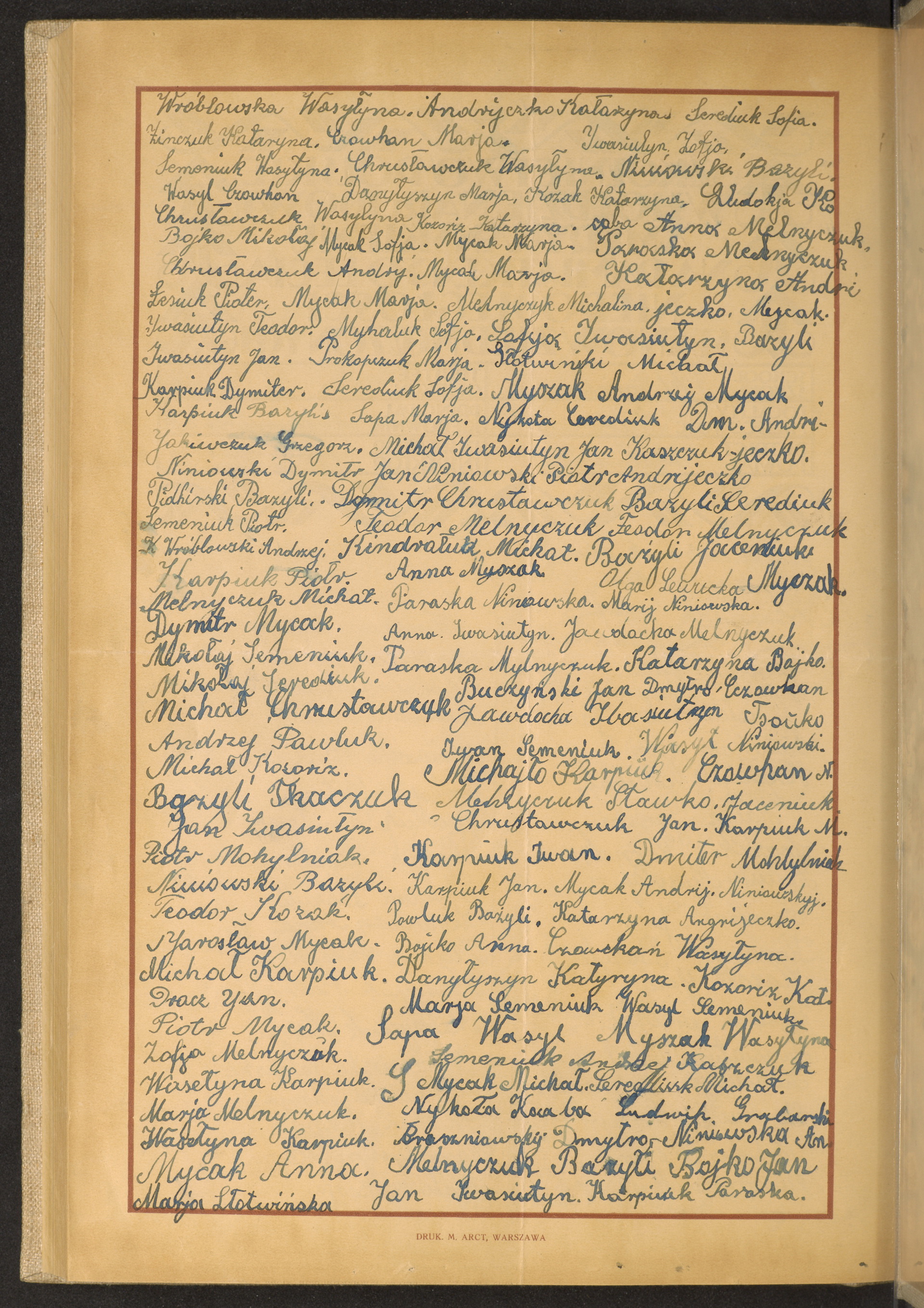 Podpis Wasyłyna Wróblowska na stronie nr 288 w tomie nr 39