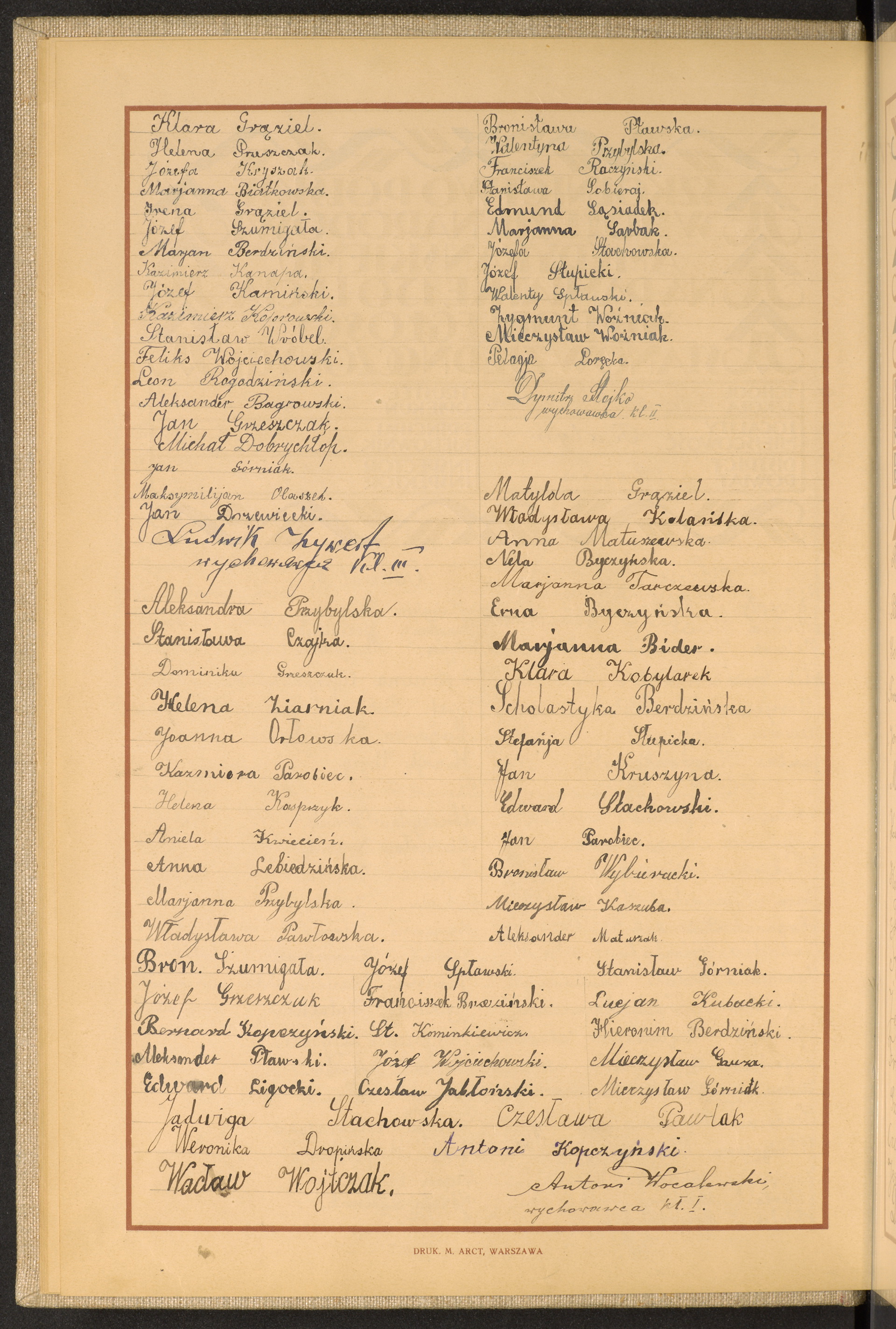 Podpis Aleksander Bagrowski na stronie nr 26 w tomie nr 40