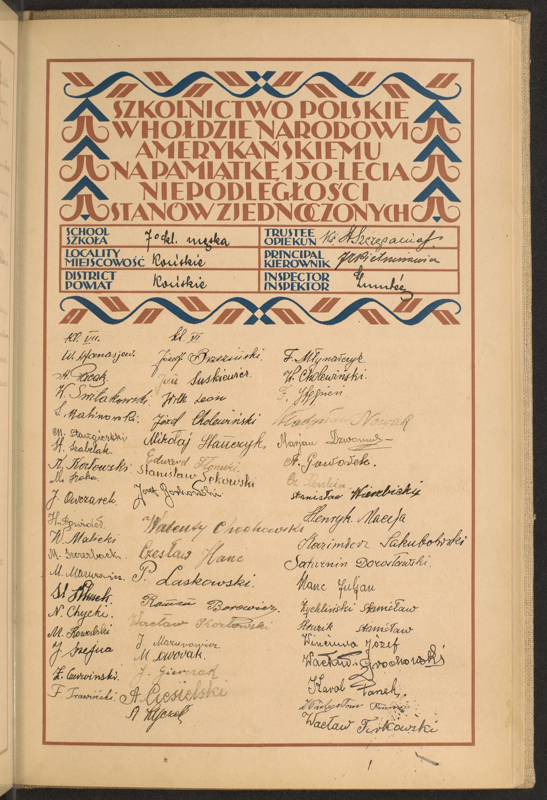 Podpis H. Szczepaniak na stronie nr 159 w tomie nr 40