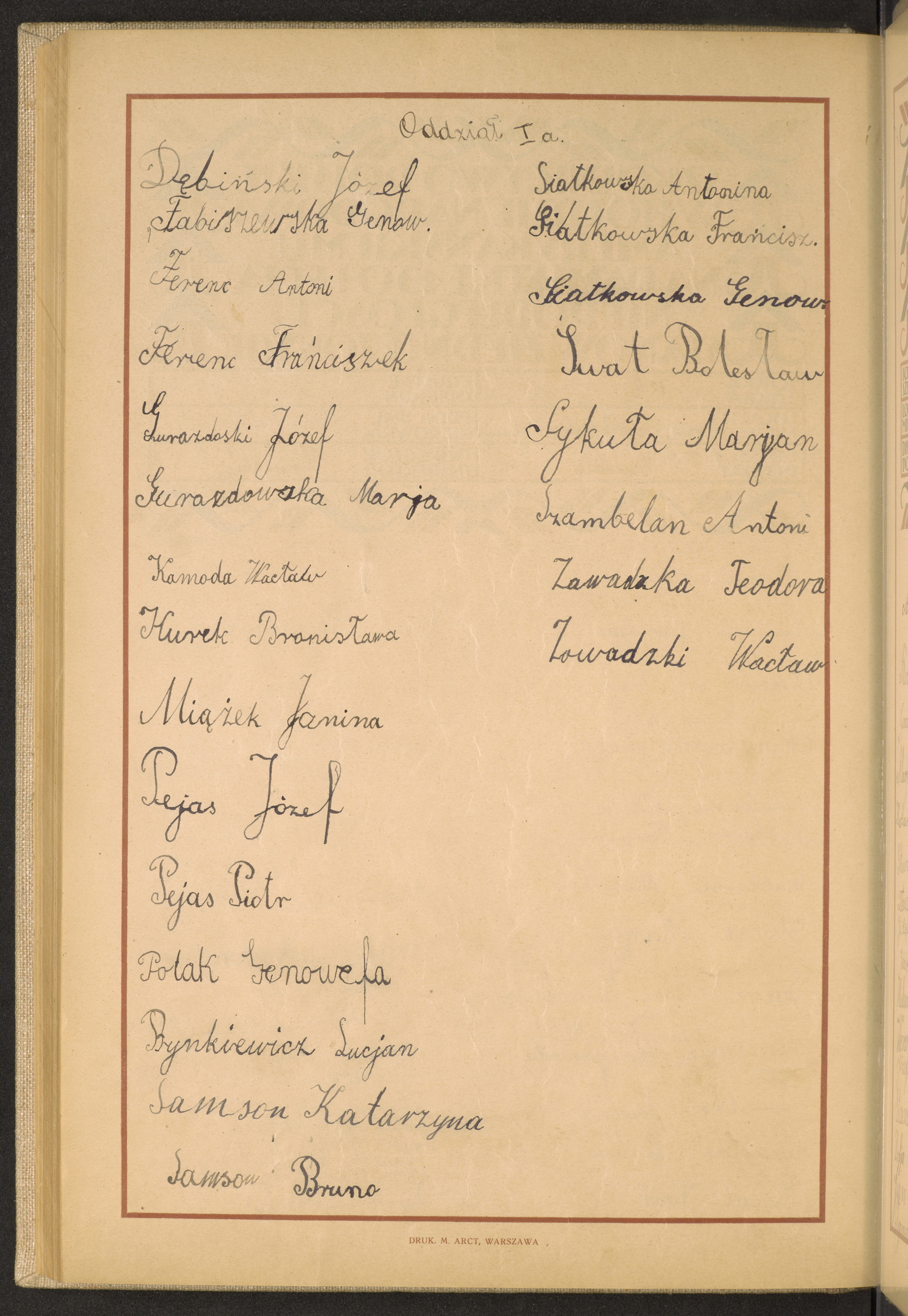 Podpis Bolesław Swat na stronie nr 264 w tomie nr 40