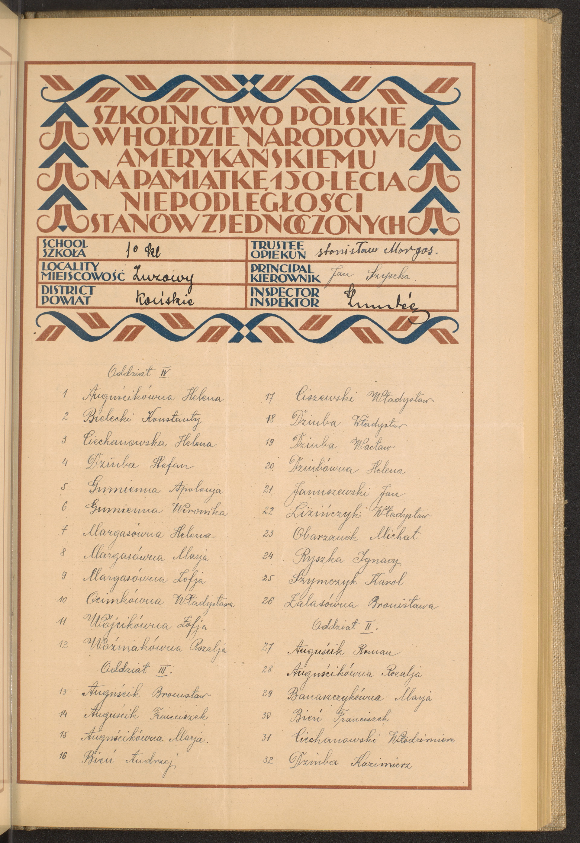 Podpis Stanisław Margas na stronie nr 53 w tomie nr 41