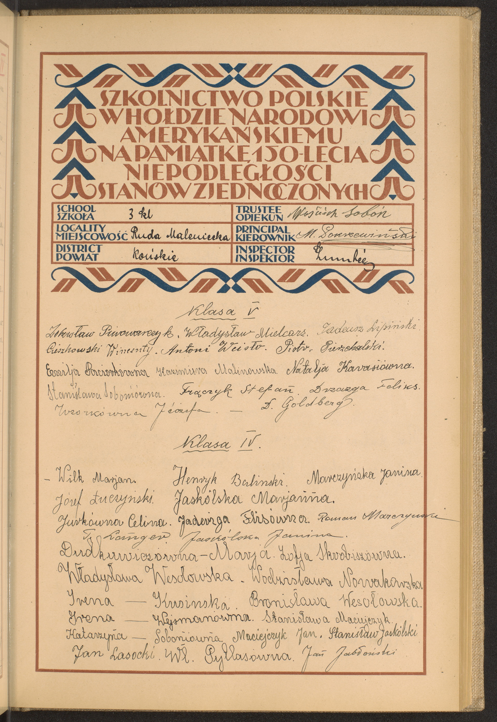 Podpis Feliks Drzazga na stronie nr 61 w tomie nr 41