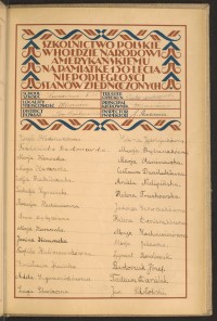 Podpis Franciszka Bartoszewska na stronie nr 195 w tomie nr 41