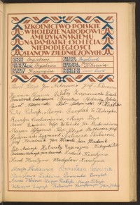 Podpis Maria Bałyk na stronie nr 77 w tomie nr 42