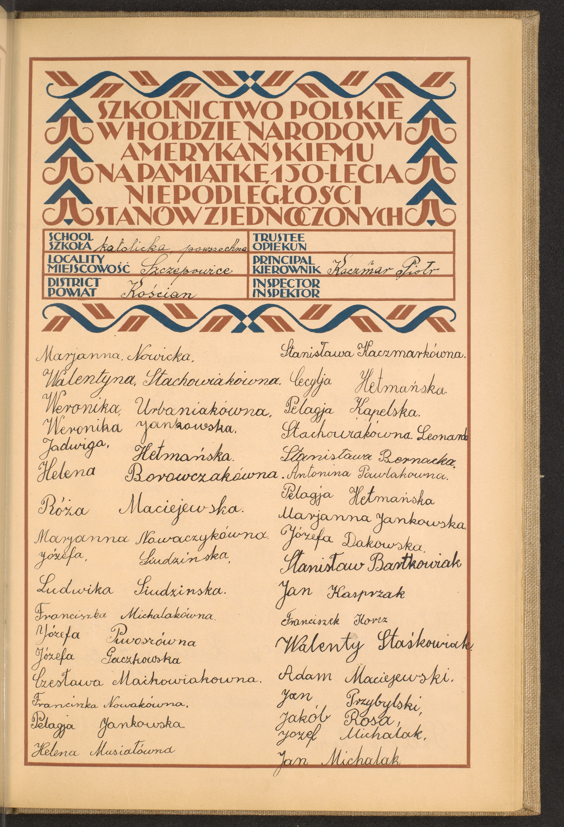 Podpis Piotr Kaczmar na stronie nr 211 w tomie nr 42