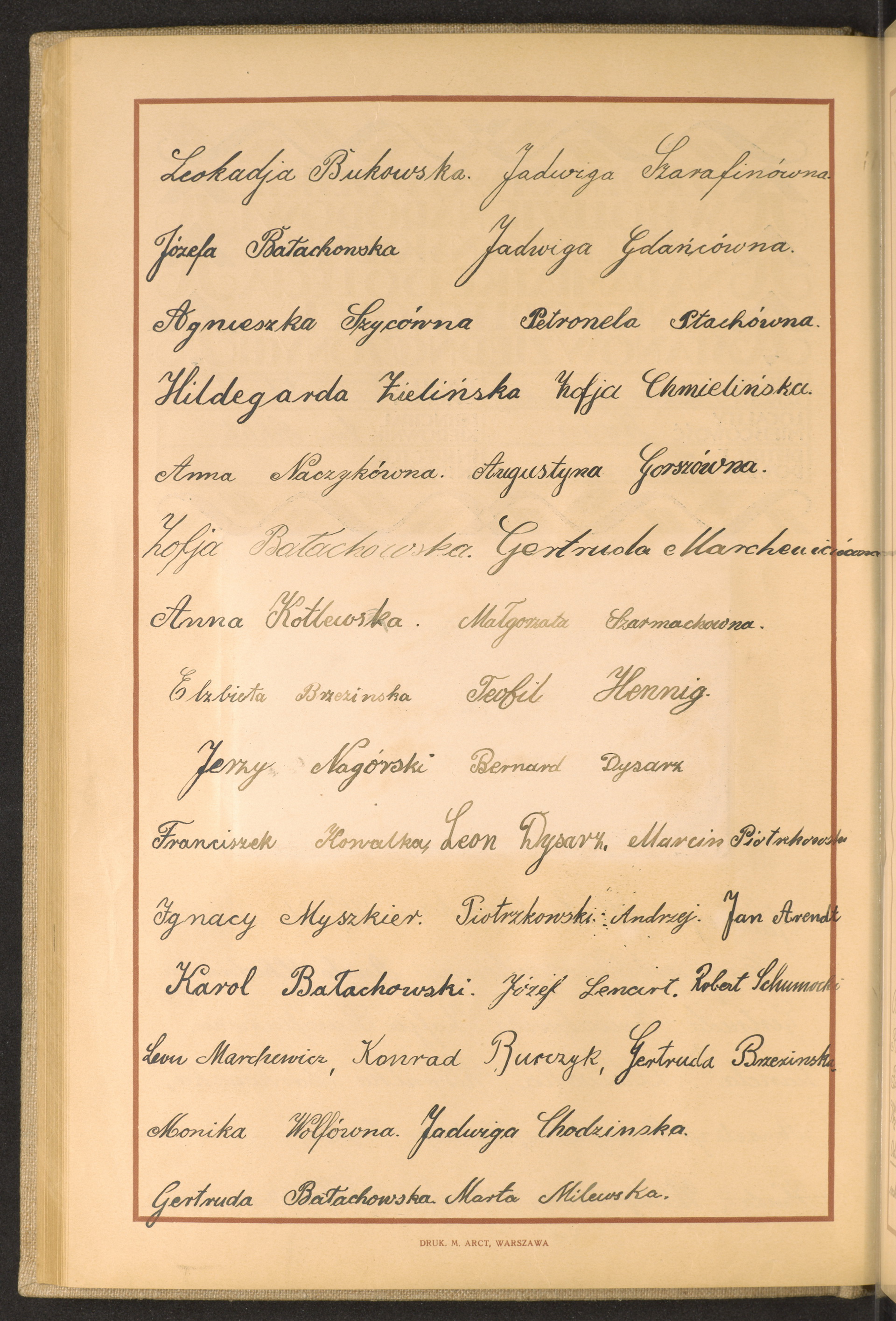 Podpis Petronela Płach na stronie nr 126 w tomie nr 43