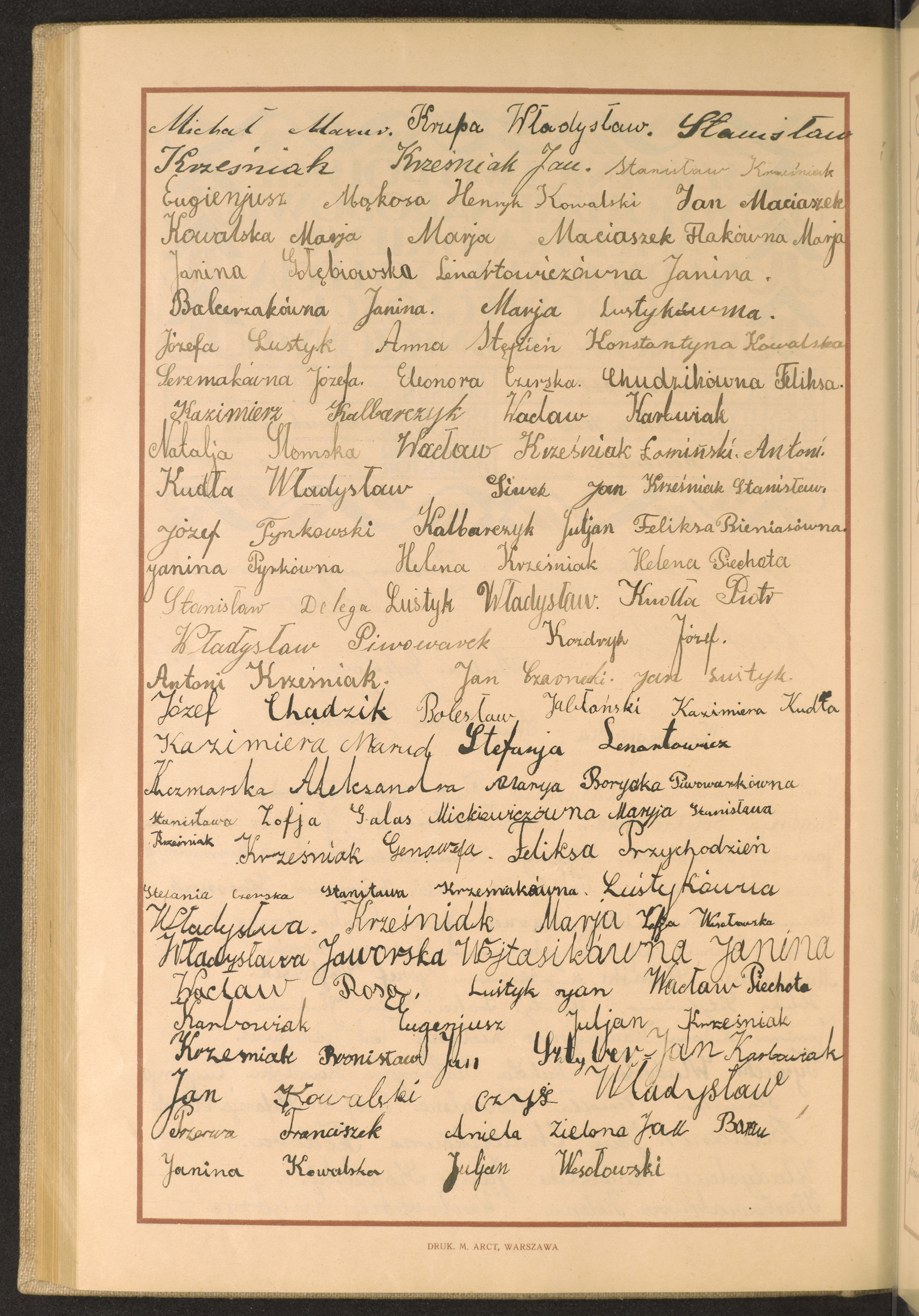 Podpis Julian Wesołowski na stronie nr 244 w tomie nr 43