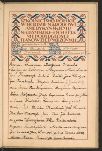 Podpis Józefa Bachan  na stronie nr 263 w tomie nr 43