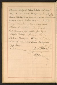 Podpis Jan Balcerek na stronie nr 52 w tomie nr 44