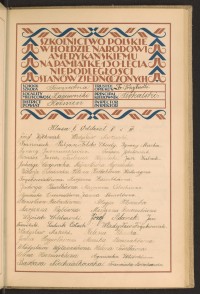 Podpis Józef Adamek na stronie nr 121 w tomie nr 44