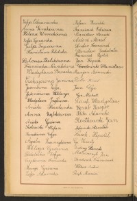 Podpis Julia Frycz na stronie nr 108 w tomie nr 45