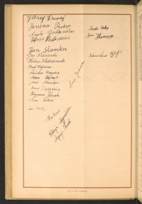 Podpis Stefania Chmiel na stronie nr 190 w tomie nr 45