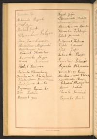 Podpis Aleksandra Bojarska na stronie nr 212 w tomie nr 45