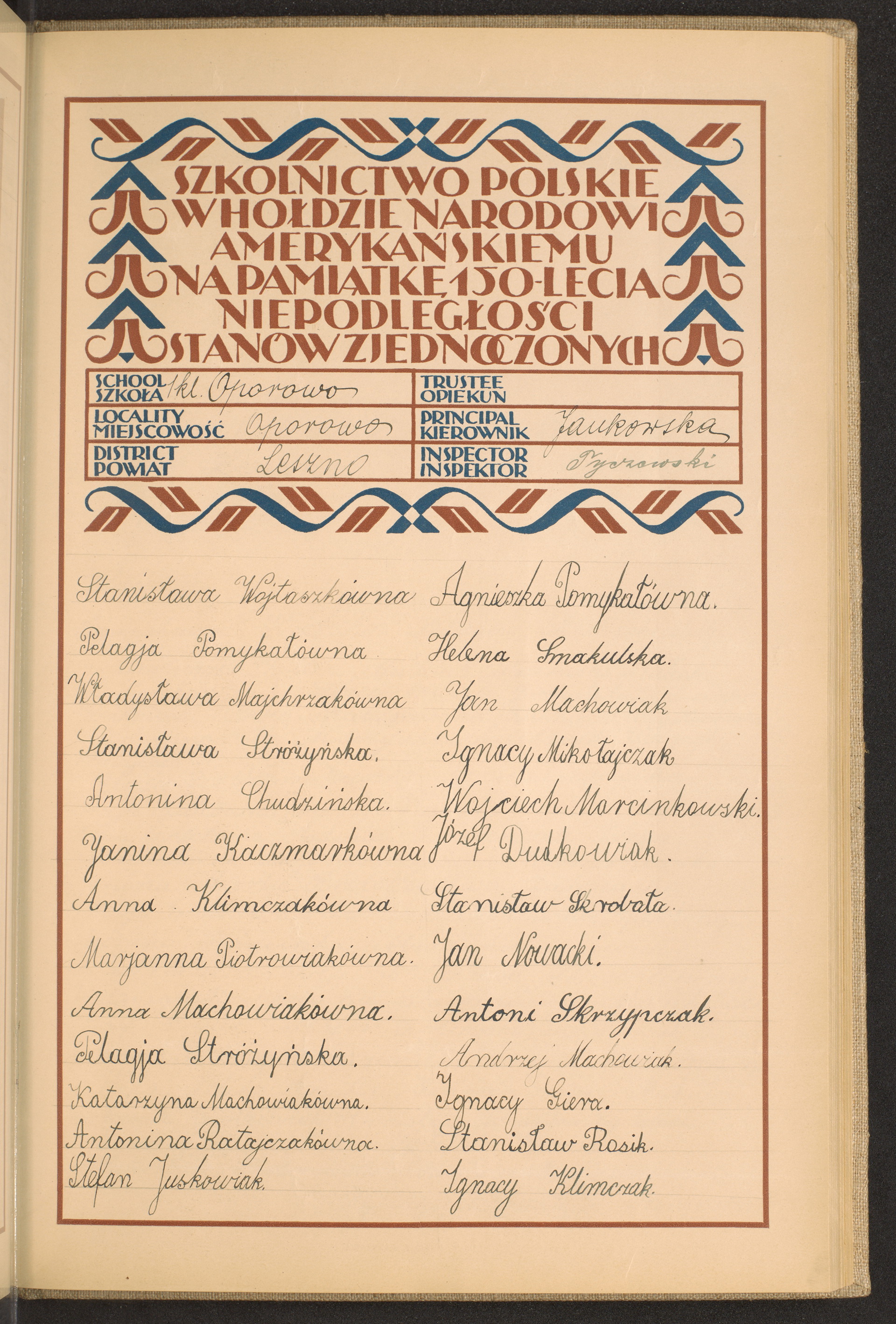 Podpis Ignacy Klimczak na stronie nr 179 w tomie nr 46