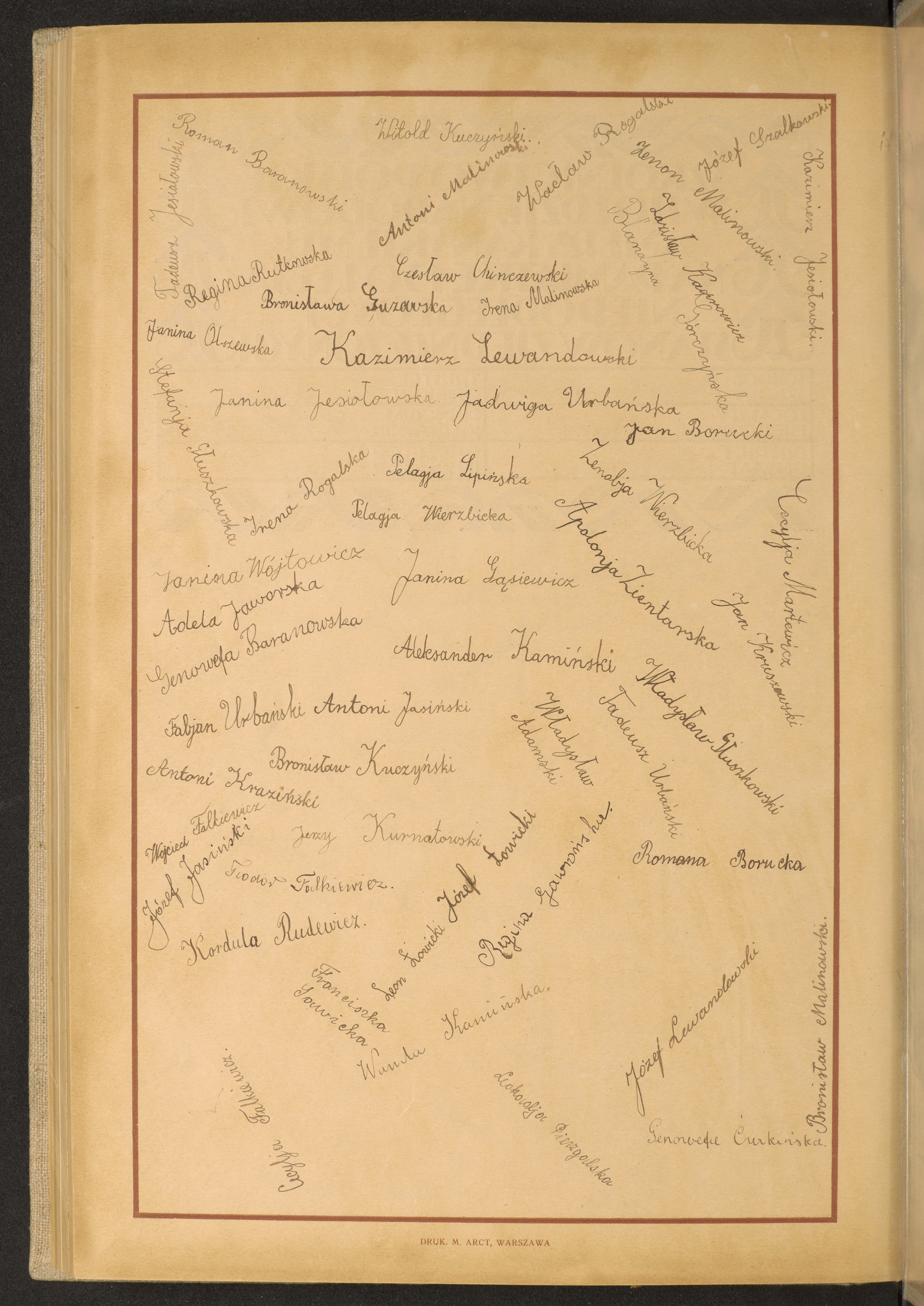 Podpis Bronisław Malinowski na stronie nr 314 w tomie nr 46