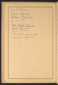 Podpis Czesława Blomberg na stronie nr 72 w tomie nr 47