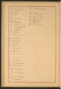 Podpis W. Jeżeńska na stronie nr 98 w tomie nr 47