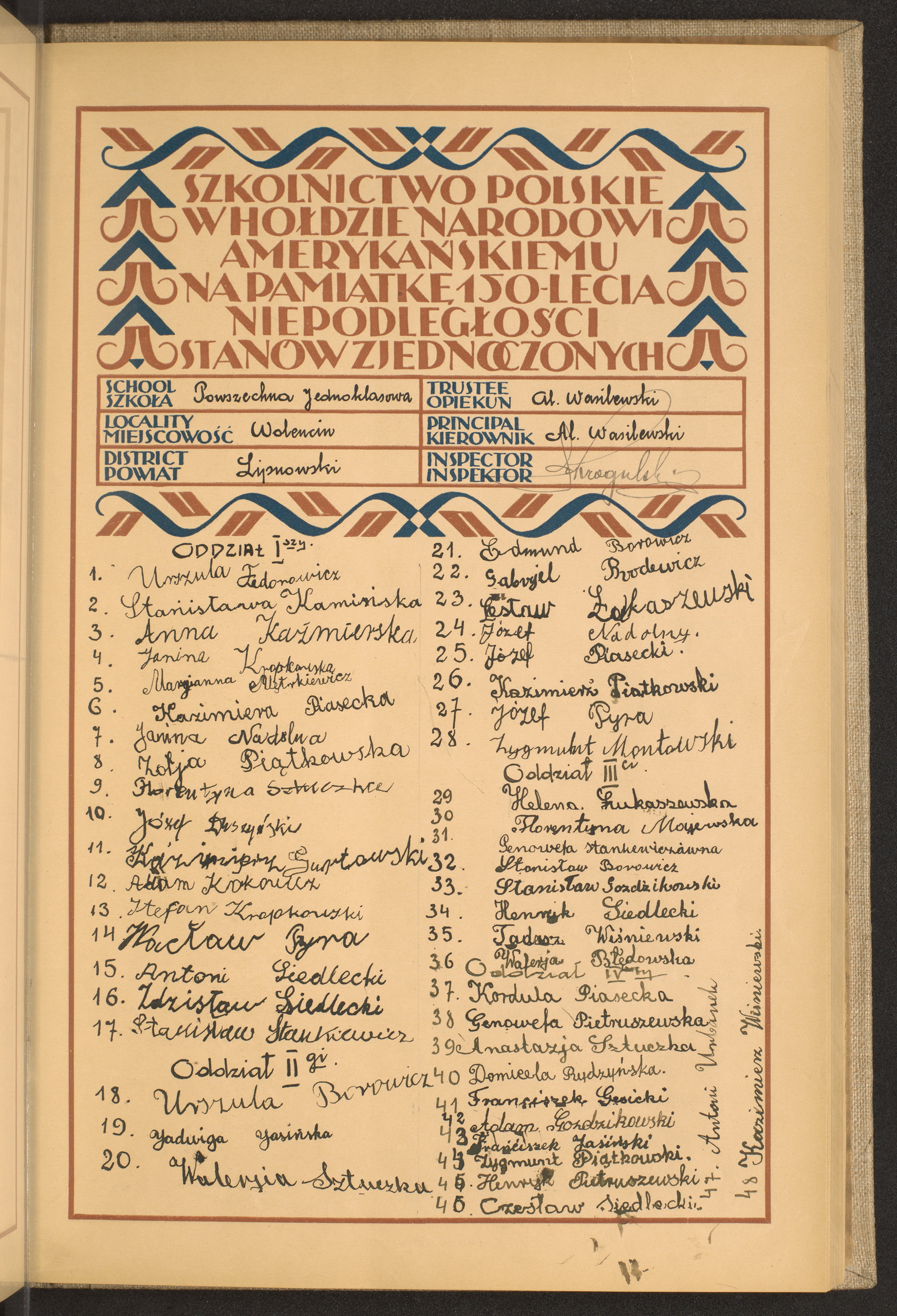 Podpis Kazimierz Wiśniewski na stronie nr 141 w tomie nr 47