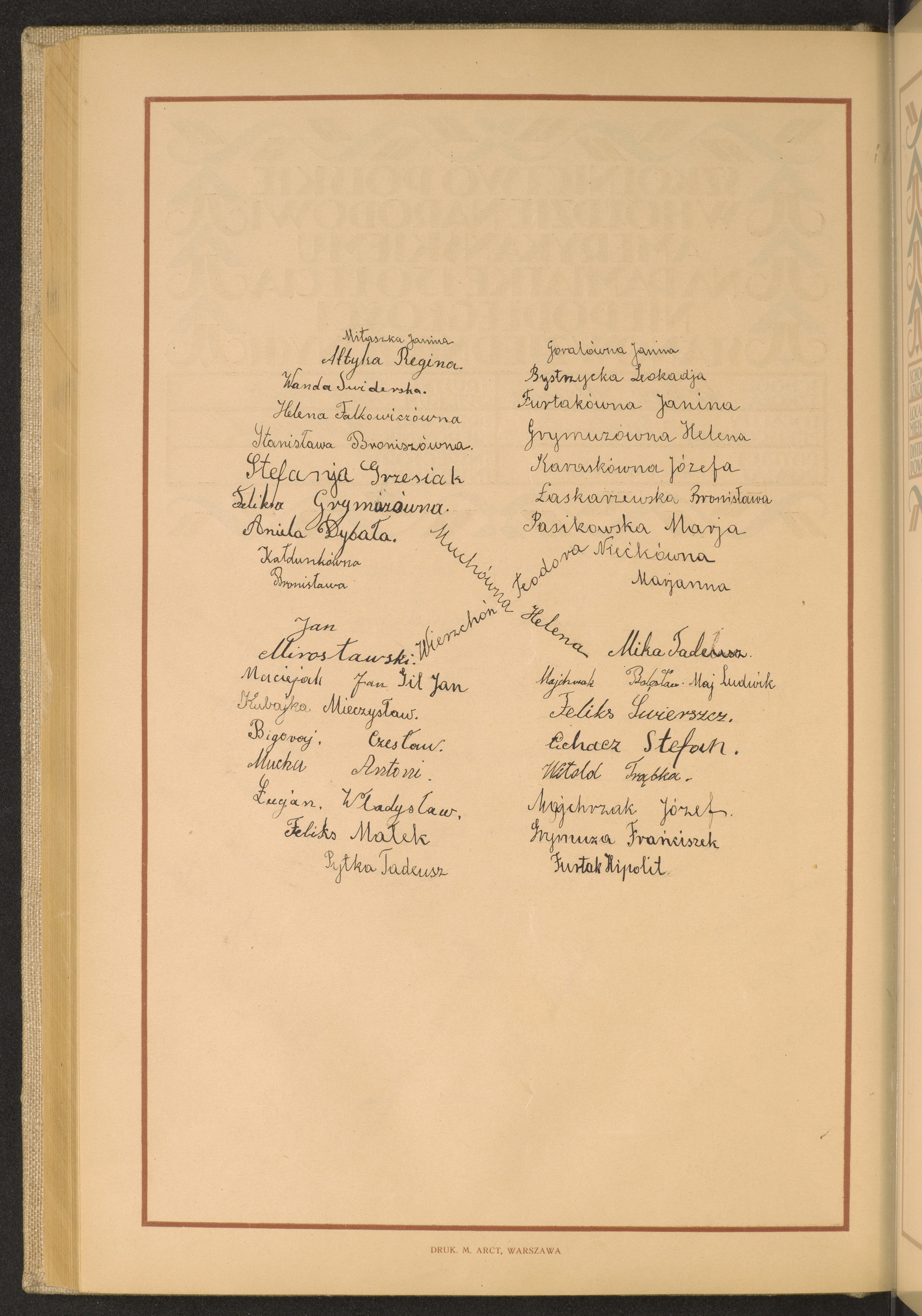 Podpis Hipolit Furtak na stronie nr 210 w tomie nr 47