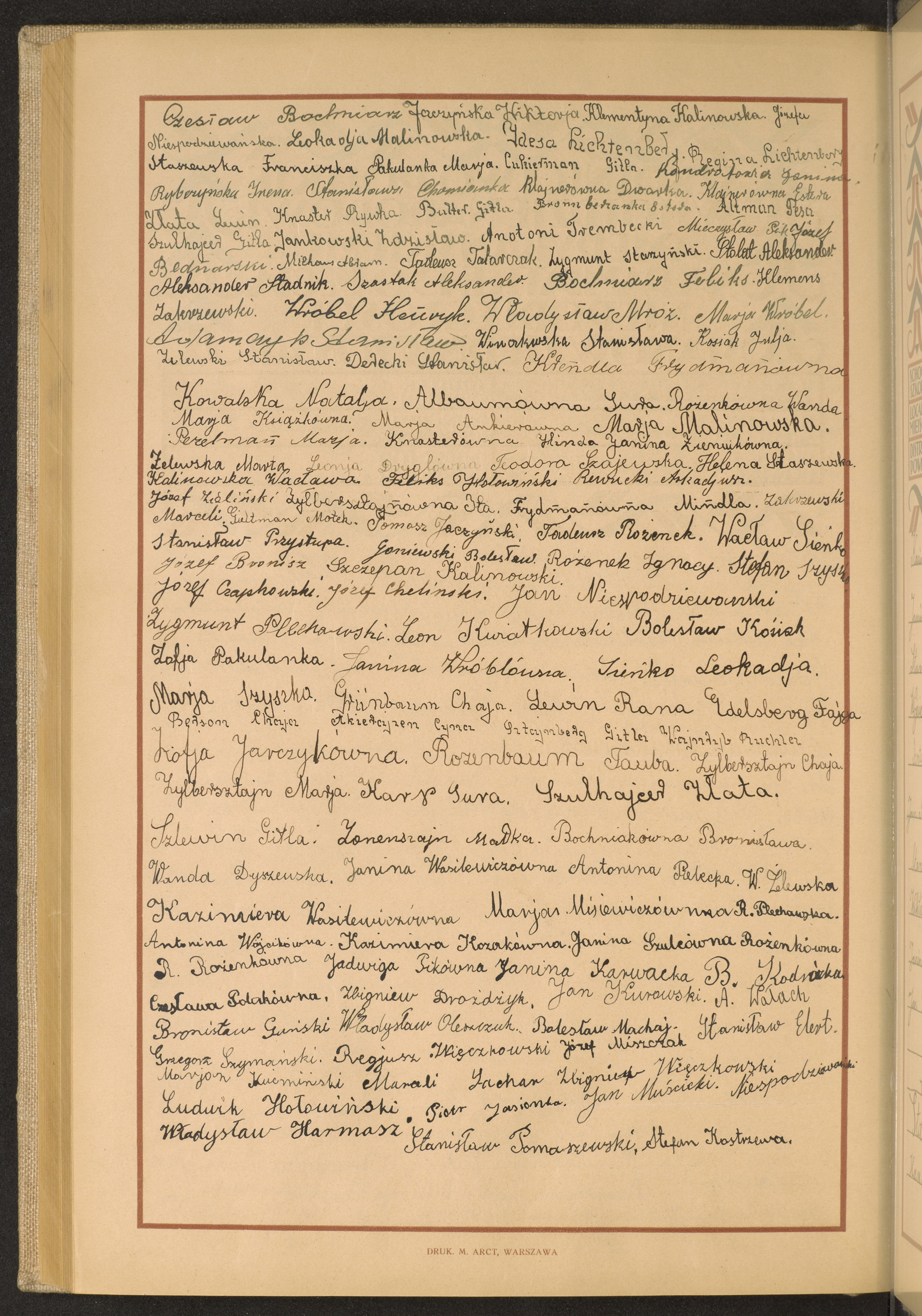 Podpis Stefan Kostrzewa na stronie nr 256 w tomie nr 47