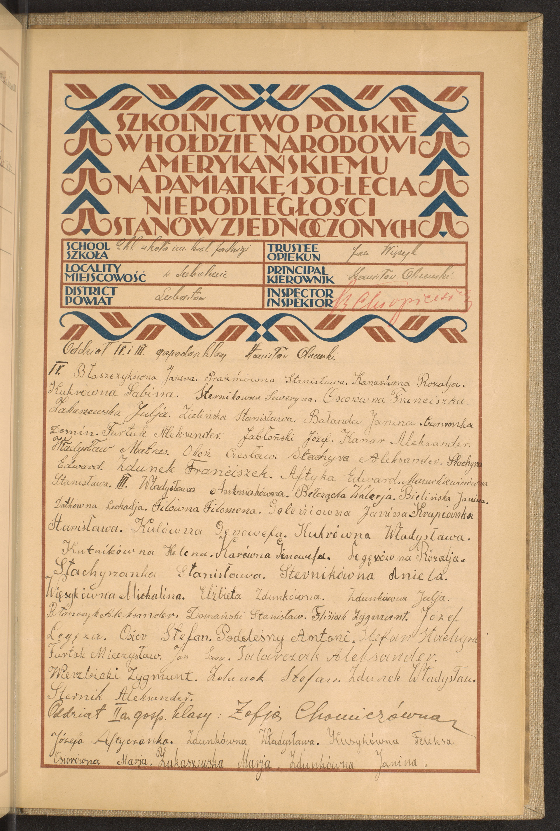 Podpis Jan Więsyk na stronie nr 259 w tomie nr 47