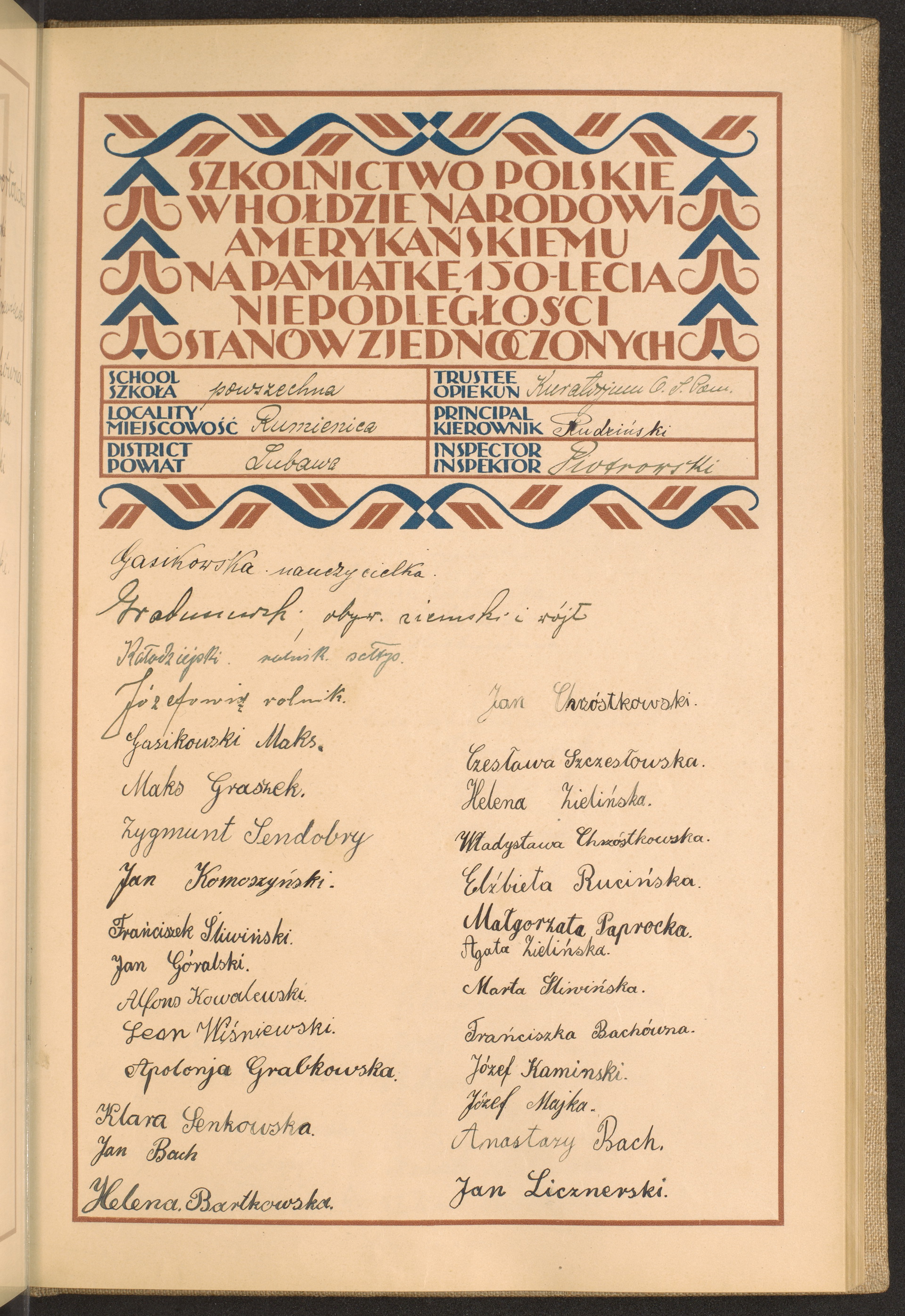 Podpis  Kołodziejski na stronie nr 93 w tomie nr 48