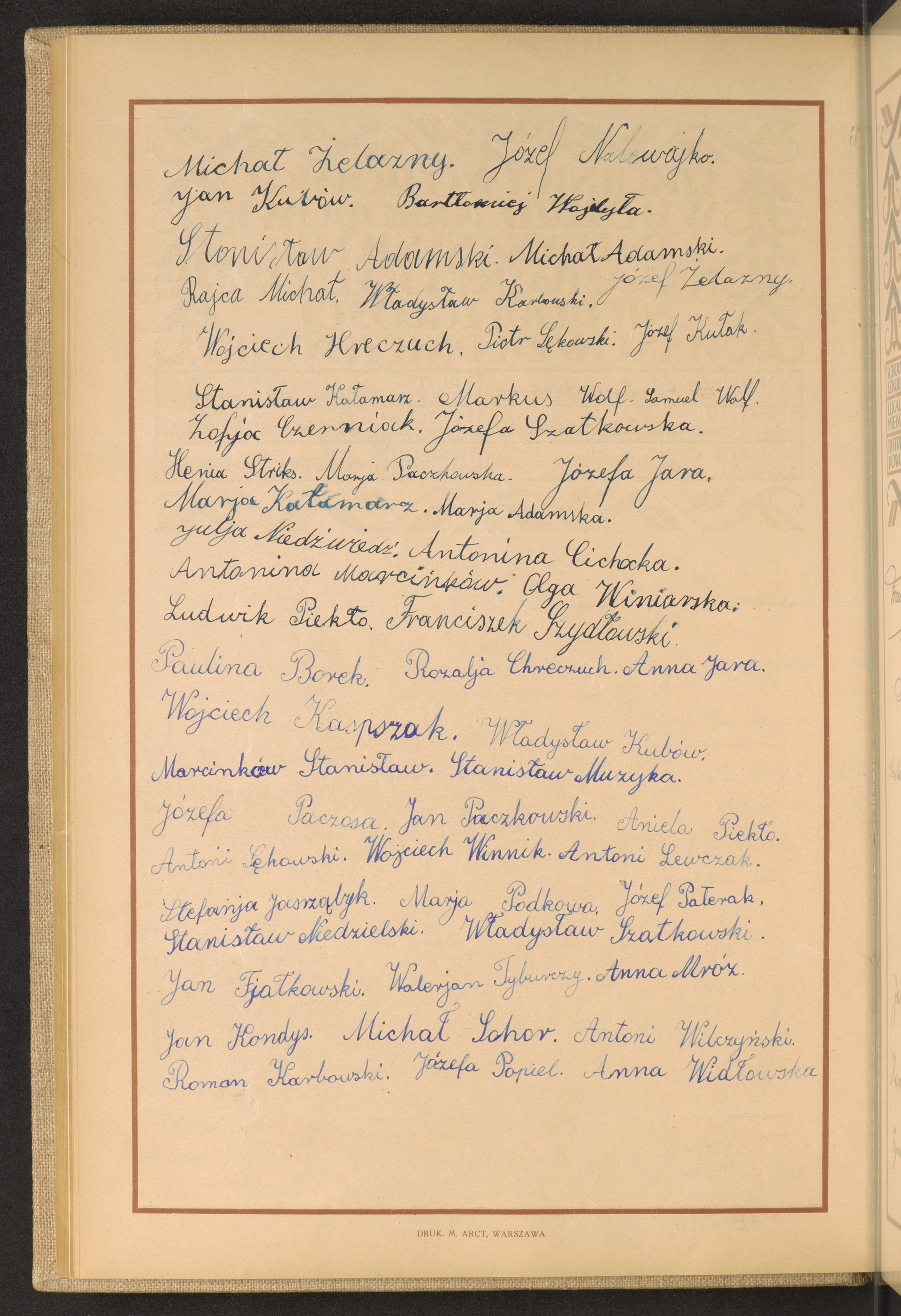 Podpis Józef Nalewajko na stronie nr 80 w tomie nr 49