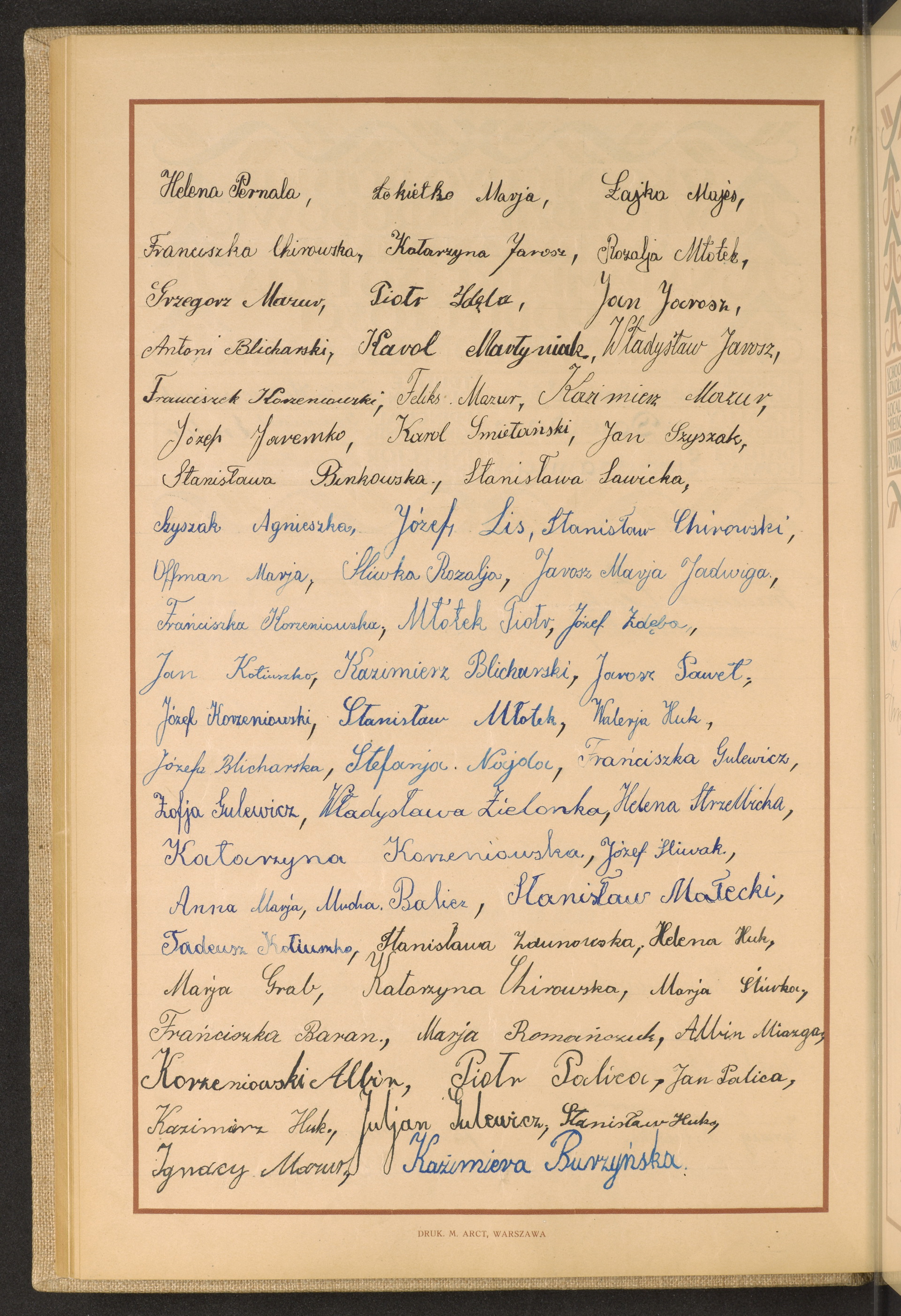 Podpis Helena Pernala na stronie nr 82 w tomie nr 49