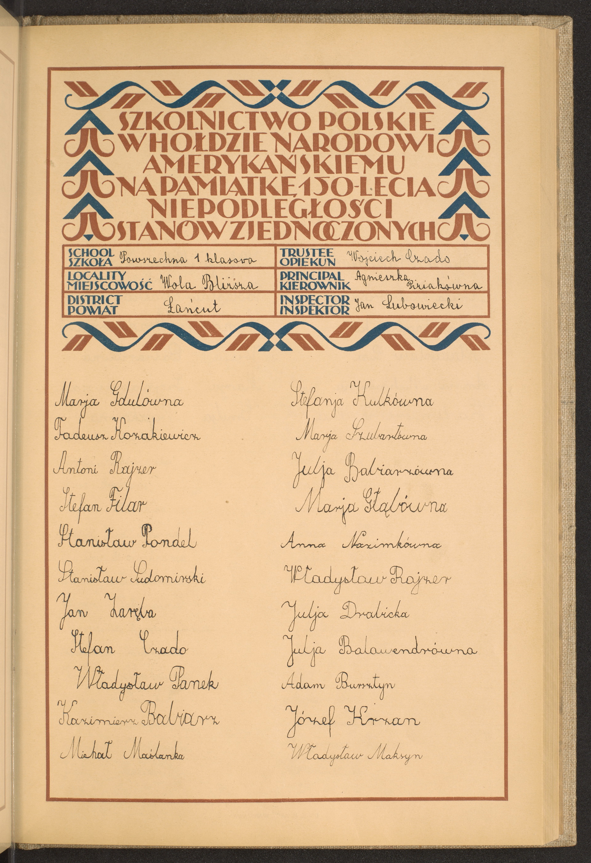 Podpis Wojciech Czado na stronie nr 121 w tomie nr 49