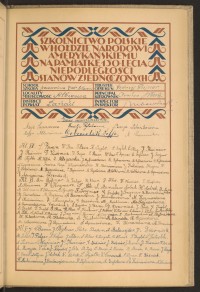 Podpis Z. Albigowska na stronie nr 145 w tomie nr 49