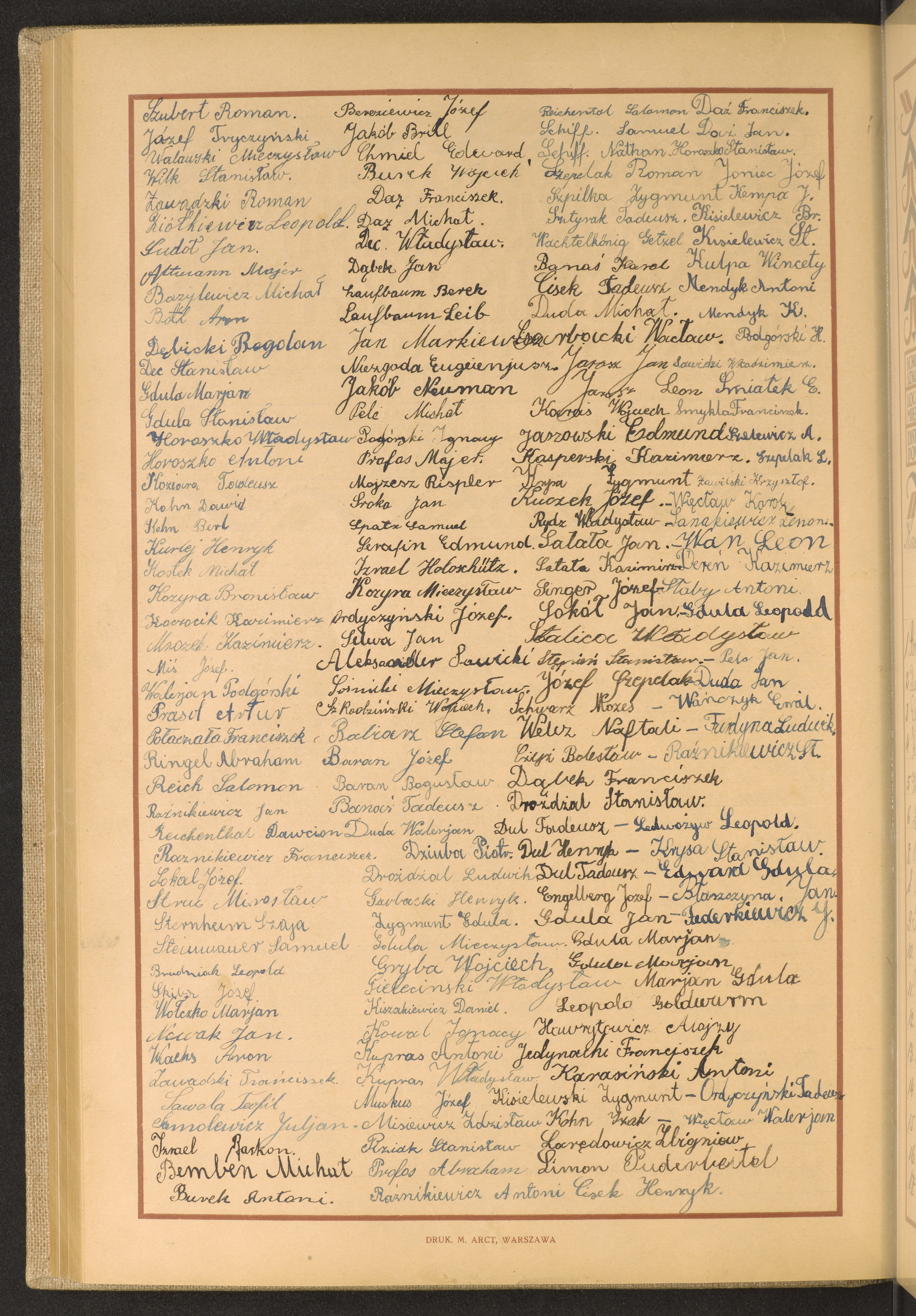 Podpis Włodzimierz Sawicki na stronie nr 208 w tomie nr 49