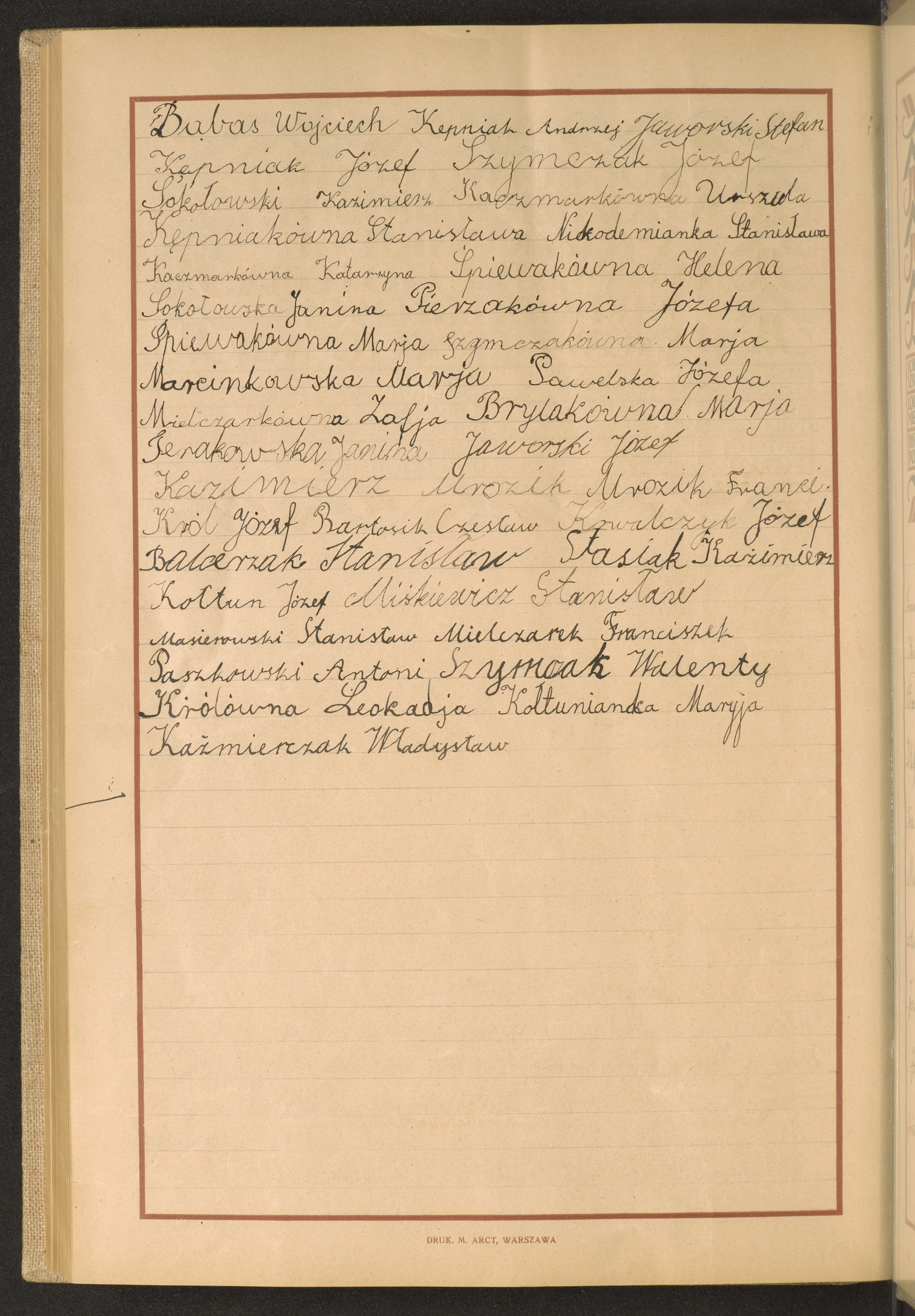 Podpis Władysław Kaźmierczak na stronie nr 272 w tomie nr 49