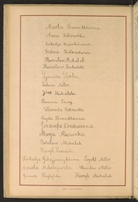 Podpis Leokadia Bajerek na stronie nr 56 w tomie nr 50