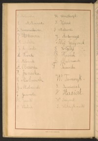 Podpis J. Antoszczyk na stronie nr 134 w tomie nr 50