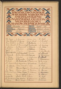 Podpis E. Abraham na stronie nr 217 w tomie nr 50