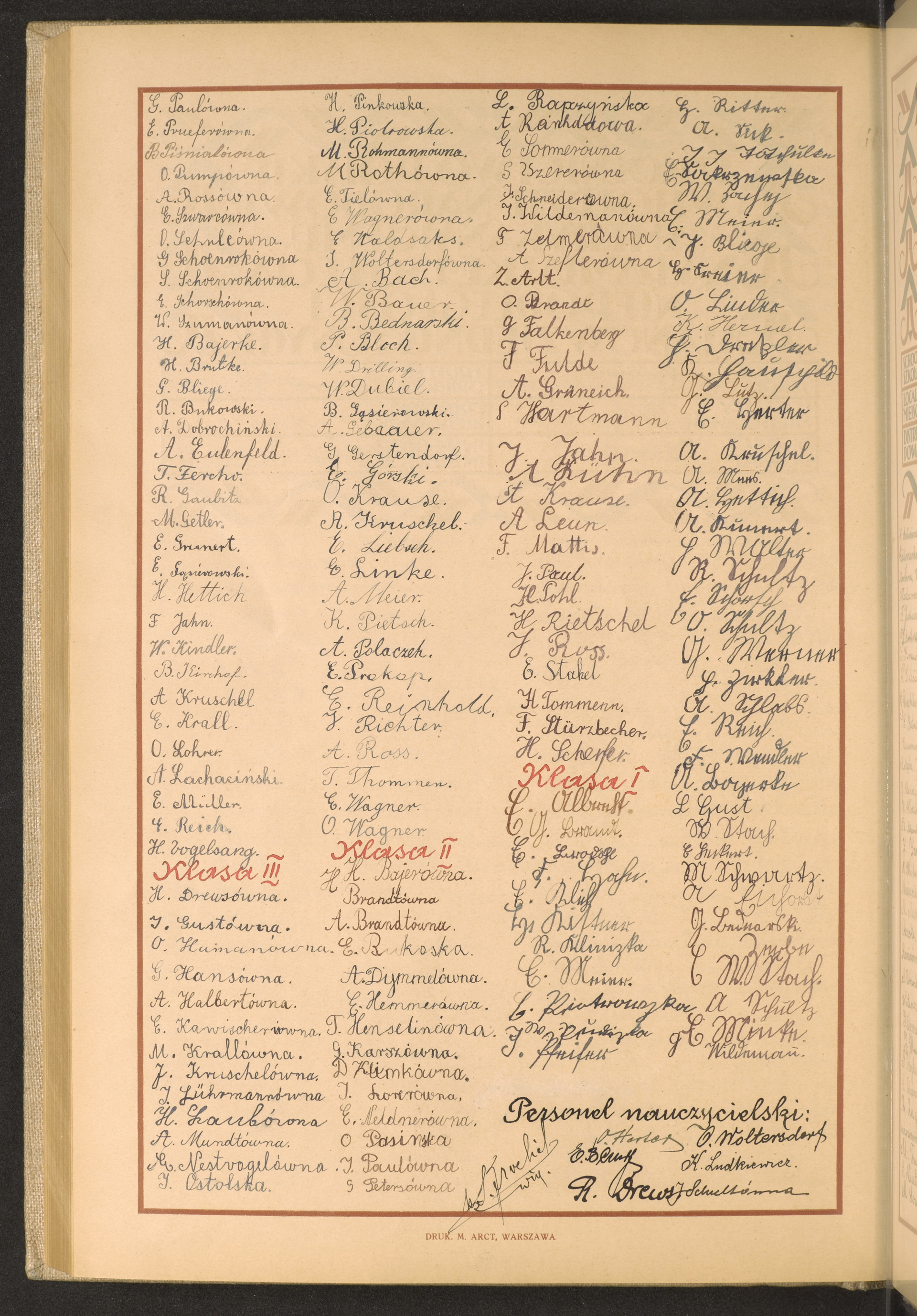 Podpis J. Richter na stronie nr 236 w tomie nr 50