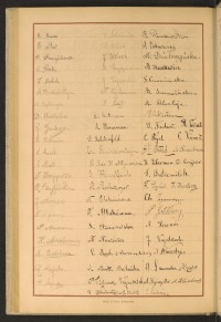 Podpis F. Albek na stronie nr 192 w tomie nr 51