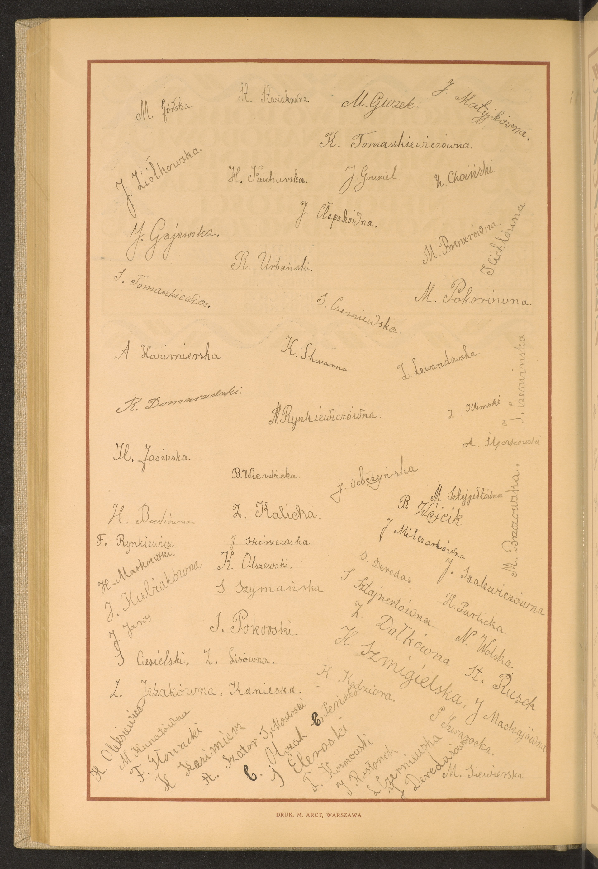 Podpis M. Górska na stronie nr 230 w tomie nr 51