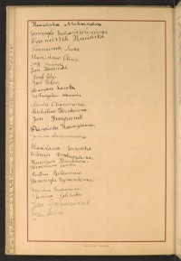 Podpis Michalina Boczek na stronie nr 238 w tomie nr 52