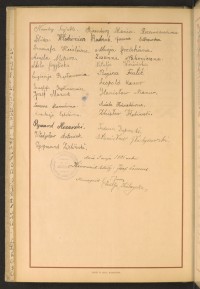 Podpis Mania Ajzenberg na stronie nr 256 w tomie nr 52