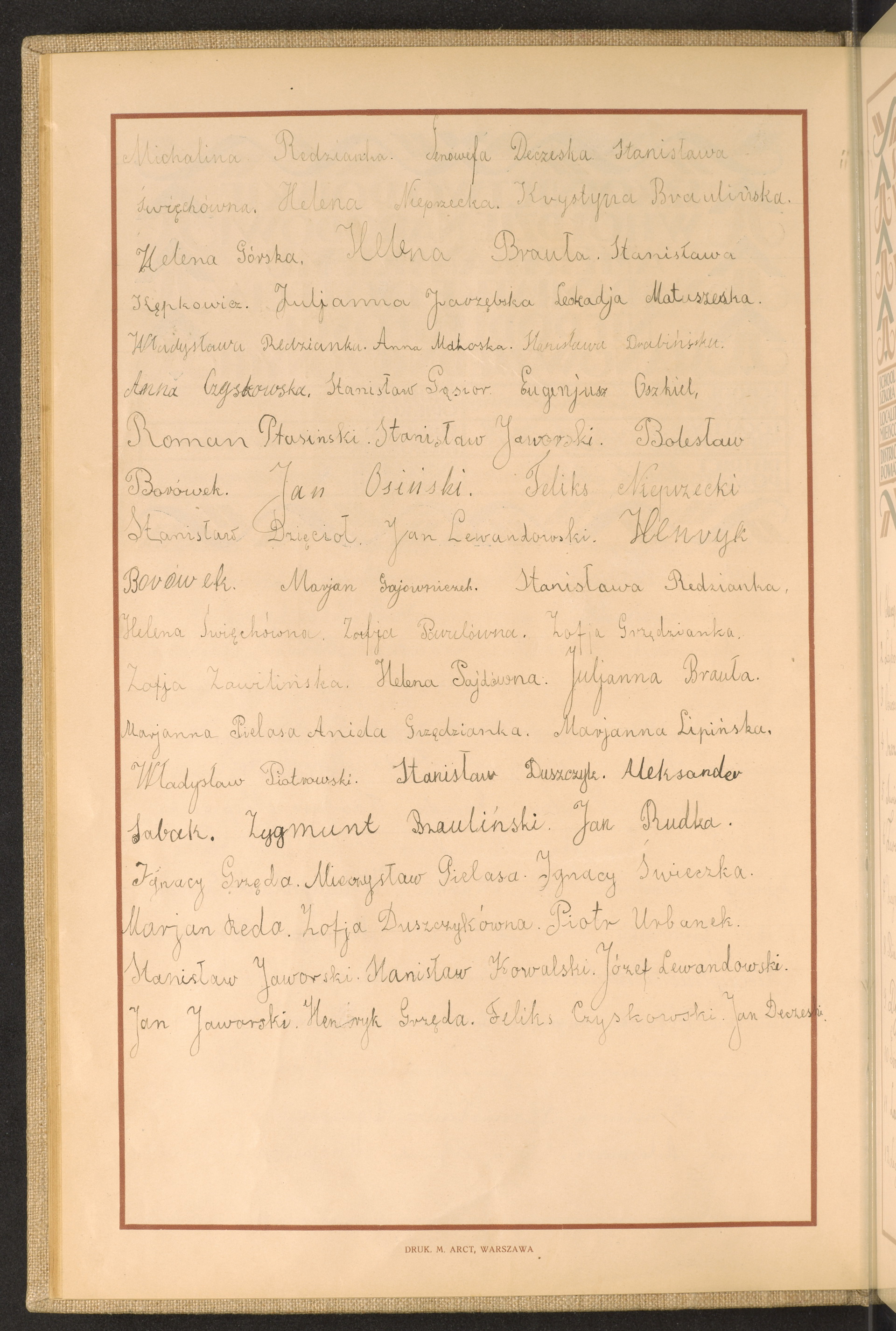 Podpis Mieczysław Pielasa na stronie nr 28 w tomie nr 54