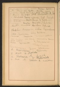 Podpis Feliksa Anielak na stronie nr 102 w tomie nr 54