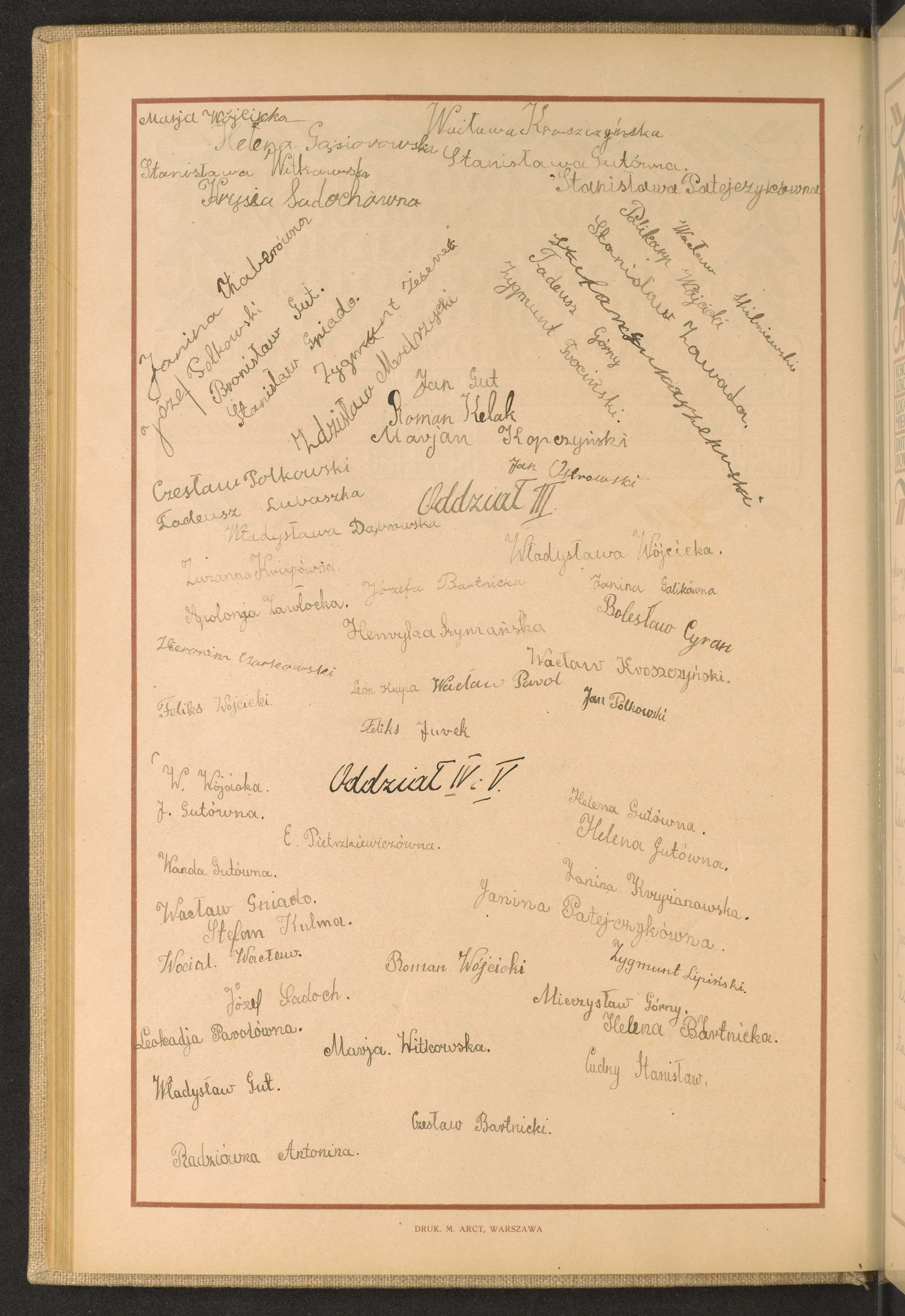 Podpis Wacław Skibniewski na stronie nr 128 w tomie nr 54